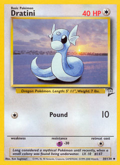 Dratini #38 Dratini - Base Set 2 - #38 - Pokemon TCG card