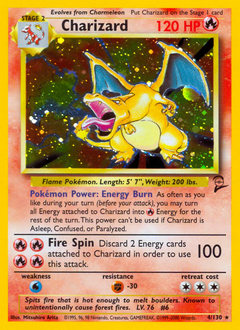 Charizard - Base Set 2 - #4 - Pokemon TCG card