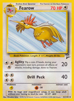 Fearow #41 Fearow - Base Set 2 - #41 - Pokemon TCG card