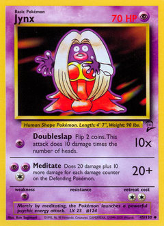 Jynx #45 Jynx - Base Set 2 - #45 - Pokemon TCG card