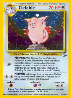 Clefable - Base Set 2 - #5 - Pokemon TCG card