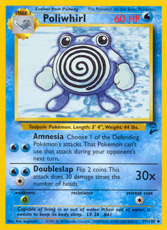 Poliwhirl #57 Poliwhirl - Base Set 2 - #57 - Pokemon TCG card