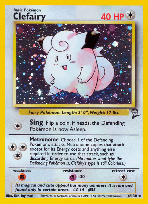 Clefairy - Base Set 2 - #6 - Pokemon TCG card