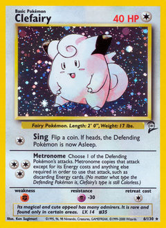 Clefairy - Base Set 2 - #6 - Pokemon TCG card