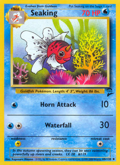 Seaking #60 Seaking - Base Set 2 - #60 - Pokemon TCG card