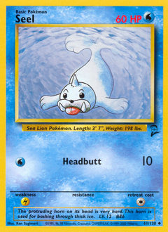 Seel #61 Seel - Base Set 2 - #61 - Pokemon TCG card