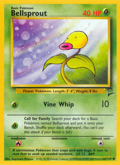 Bellsprout - Base Set 2 - #66 - Pokemon TCG card