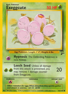 Exeggcute - Base Set 2 - #74 - Pokemon TCG card