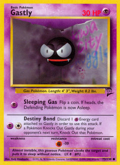 Gastly #75 Gastly - Base Set 2 - #75 - Pokemon TCG card