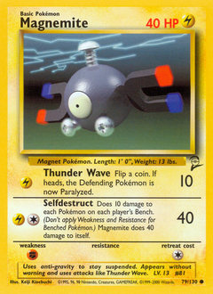 Magnemite #79 Magnemite - Base Set 2 - #79 - Pokemon TCG card