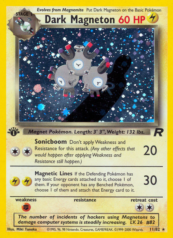Dark Magneton - Team Rocket - #11 - Pokemon TCG card