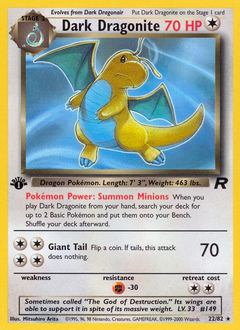 Dark Dragonite - Team Rocket - #22 - Pokemon TCG card