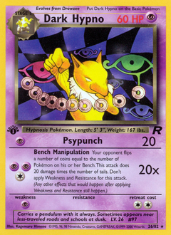 Dark Hypno #26 Dark Hypno - Team Rocket - #26 - Pokemon TCG card