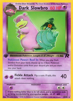 Dark Slowbro - Team Rocket - #29 - Pokemon TCG card