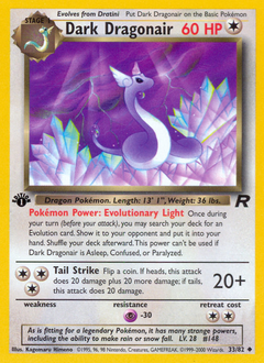 Dark Dragonair #33 Dark Dragonair - Team Rocket - #33 - Pokemon TCG card