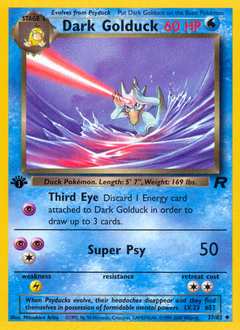 Dark Golduck #37 Dark Golduck - Team Rocket - #37 - Pokemon TCG card