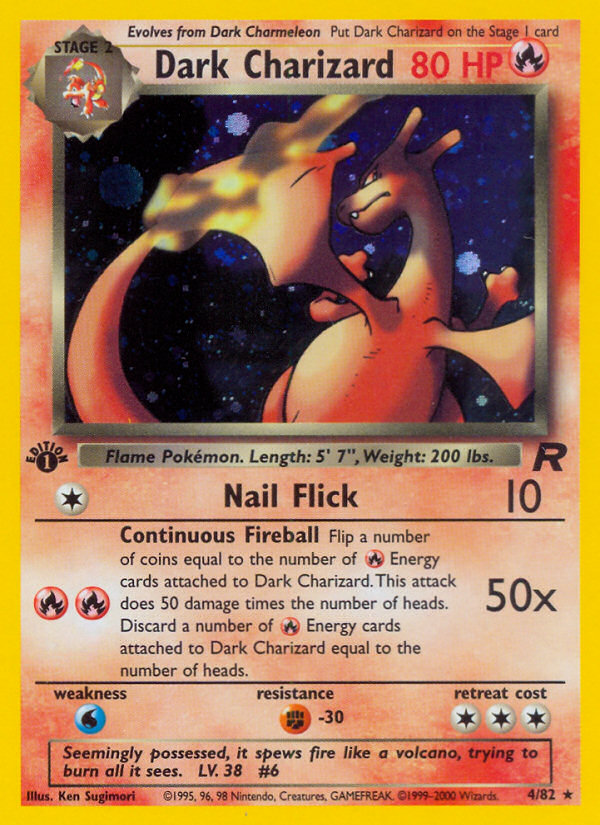 Dark Charizard - Team Rocket - #4 - Pokemon TCG card