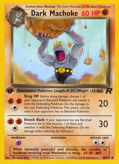 Dark Machoke - Team Rocket - #40 - Pokemon TCG card