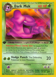 Dark Muk - Team Rocket - #41 - Pokemon TCG card