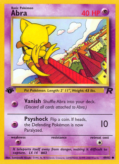 Abra - Team Rocket - #49 - Pokemon TCG card