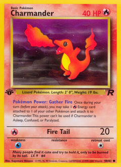 Charmander #50 Charmander - Team Rocket - #50 - Pokemon TCG card