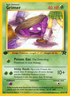 Grimer #57 Grimer - Team Rocket - #57 - Pokemon TCG card