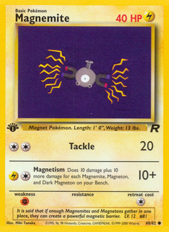 Magnemite - Team Rocket - #60 - Pokemon TCG card
