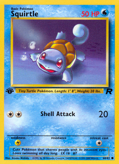Squirtle #68 Squirtle - Team Rocket - #68 - Pokemon TCG card