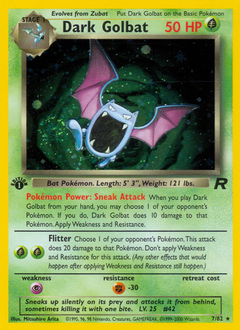 Dark Golbat - Team Rocket - #7 - Pokemon TCG card