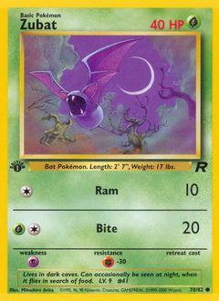 Zubat - Team Rocket - #70 - Pokemon TCG card