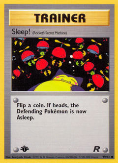Sleep! - Team Rocket - #79 - Pokemon TCG card