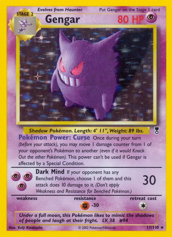 Gengar - Legendary Collection - #11 - Pokemon TCG card