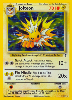 Jolteon #14 Jolteon - Legendary Collection - #14 - Pokemon TCG card