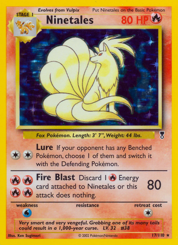 Ninetales - Legendary Collection - #17 - Pokemon TCG card