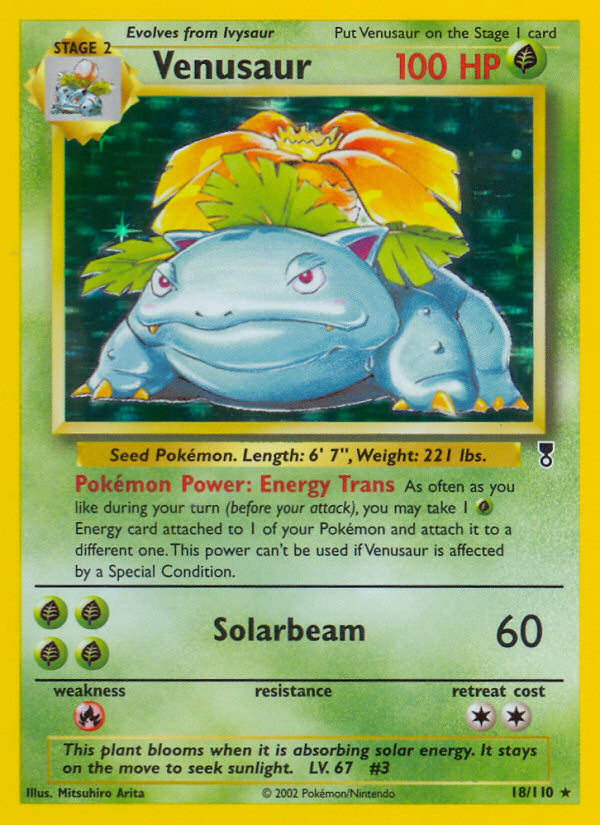 Venusaur - Legendary Collection - #18 - Pokemon TCG card