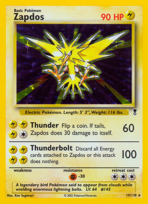 Zapdos - Legendary Collection - #19 - Pokemon TCG card
