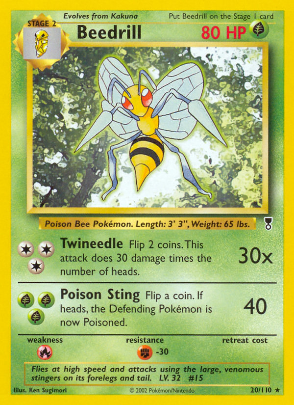 Beedrill - Legendary Collection - #20 - Pokemon TCG card