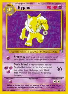Hypno #25 Hypno - Legendary Collection - #25 - Pokemon TCG card