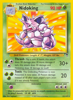Nidoking - Legendary Collection - #31 - Pokemon TCG card