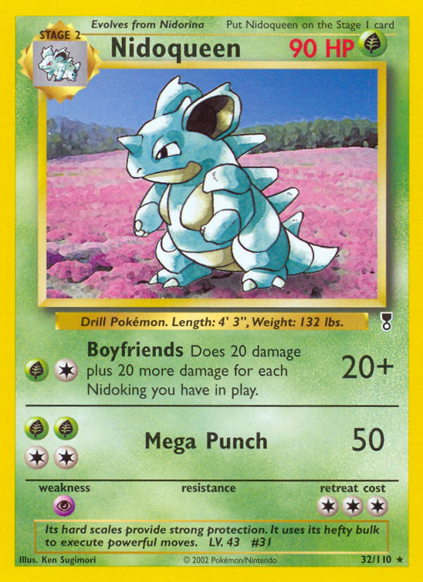 Nidoqueen - Legendary Collection - #32 - Pokemon TCG card