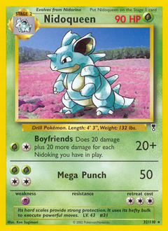 Nidoqueen #32 Nidoqueen - Legendary Collection - #32 - Pokemon TCG card