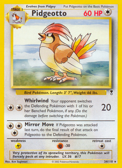 Pidgeotto - Legendary Collection - #34 - Pokemon TCG card