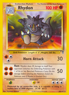 Rhydon #35 Rhydon - Legendary Collection - #35 - Pokemon TCG card