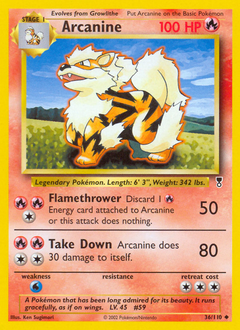Arcanine #36 Arcanine - Legendary Collection - #36 - Pokemon TCG card