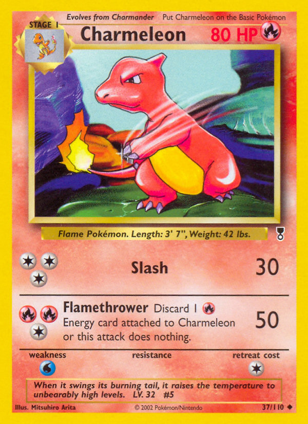 Charmeleon - Legendary Collection - #37 - Pokemon TCG card