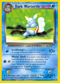 Dark Wartortle #39 Dark Wartortle - Legendary Collection - #39 - Pokemon TCG card