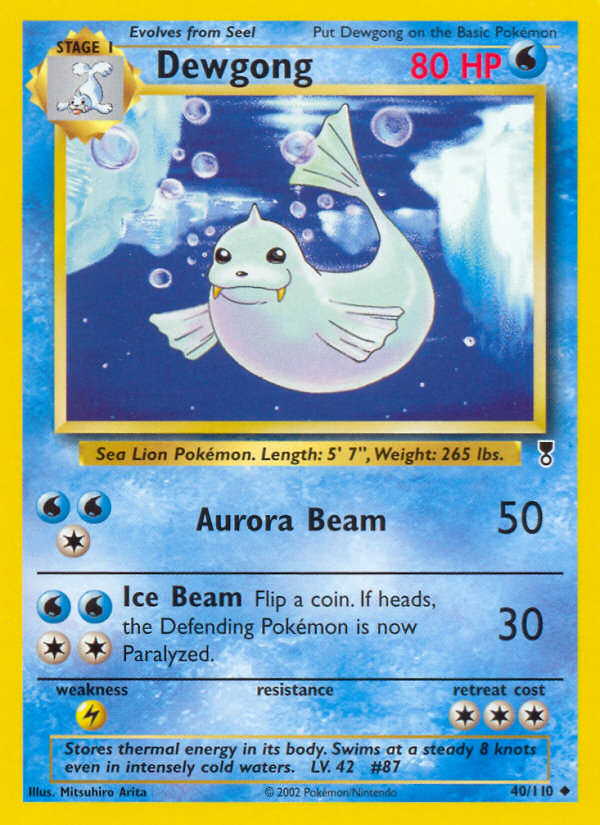 Dewgong - Legendary Collection - #40 - Pokemon TCG card