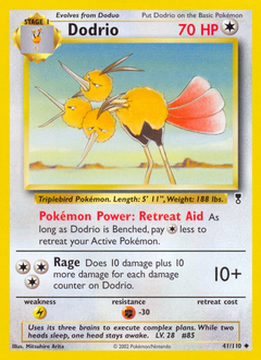 Dodrio #41 Dodrio - Legendary Collection - #41 - Pokemon TCG card