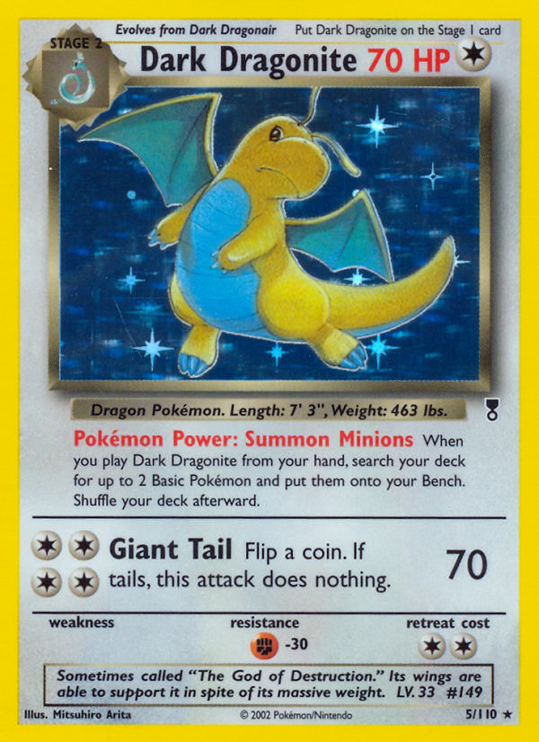 Dark Dragonite - Legendary Collection - #5 - Pokemon TCG card