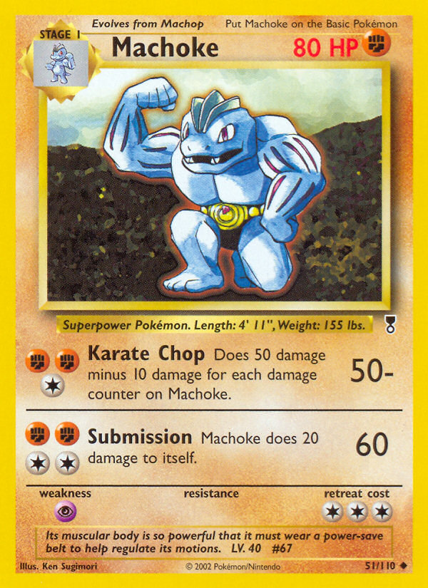 Machoke - Legendary Collection - #51 - Pokemon TCG card